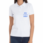 Camisa Polo Piquet Feminina Personalizada com Logo