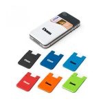 Adesivo Porta Cartão de Silicone para Celular Personalizado - Mínimo 150