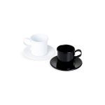Xícara 100ml com Pires em Alumínio Personalizado - Mínimo 50