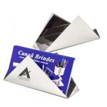 Porta Cartão Inox Personalizado - Mínimo 100