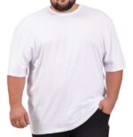 Camiseta de Algodão Personalizada com Logo  – Tamanhos G1 ao G3 - Imagem 3
