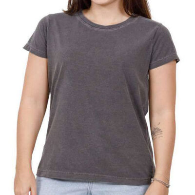 Camiseta Feminina Estonada Personalizada – Tamanhos P ao GG