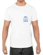Camiseta de Algodão Personalizada com Logo  – Tamanhos G1 ao G3