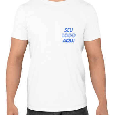 Camiseta de Algodão Personalizada com Logo – Tamanhos G1 ao G3