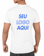 Camiseta de Algodão Personalizada com Logo  – Tamanhos G1 ao G3 - Imagem 2