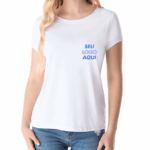 Camiseta PV/Malha Fria Feminino Personalizada com Logo