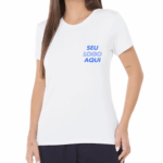 Camiseta Tech Modal Feminina Personalizada com Logo