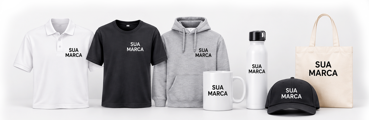 Produtos personalizados para empresas e eventos